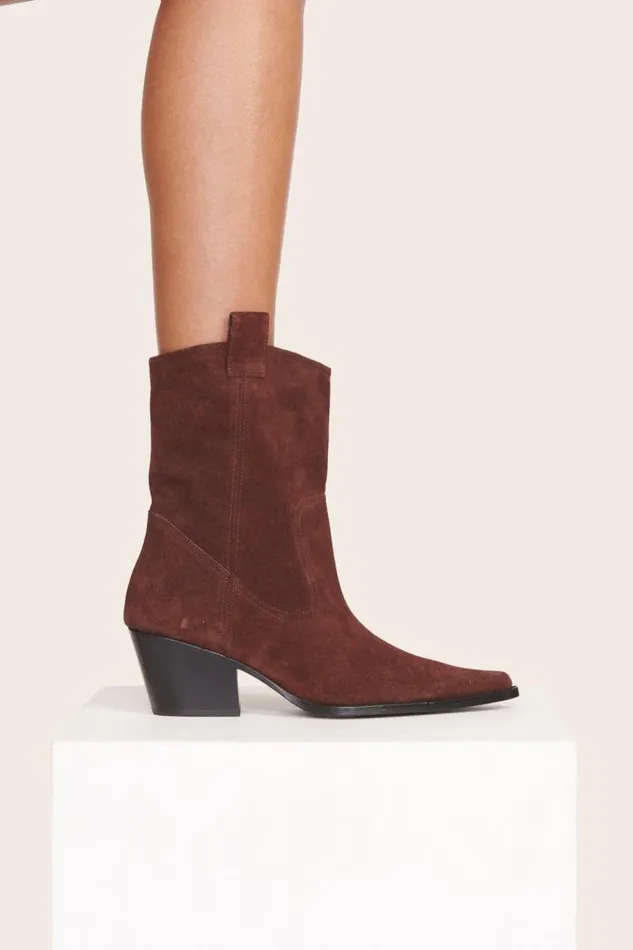 STAUD Boots STAUD JUNE BOOT MAHOGANY 8211 Women STAUD Boots STAUD JUNE BOOT MAHOGANY 8211 Women