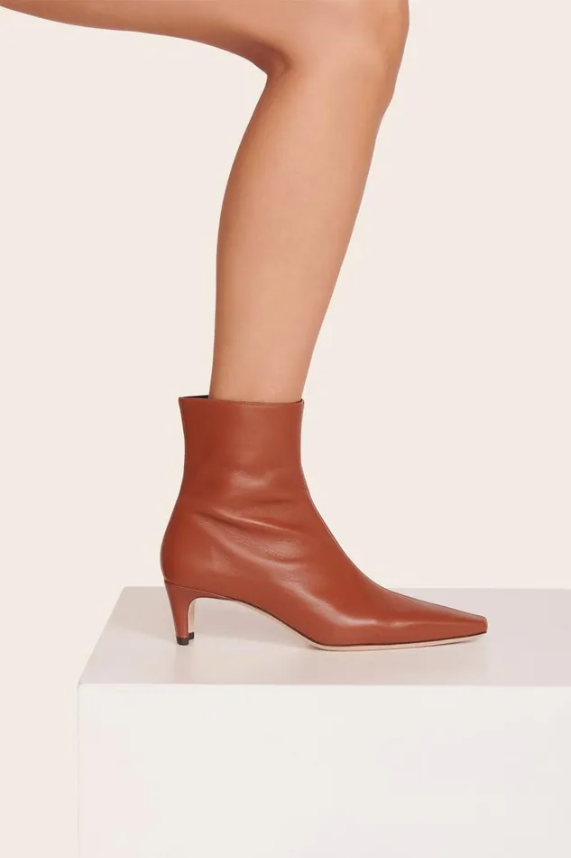 STAUD Boots STAUD WALLY ANKLE BOOT TAN 8211 Women STAUD Boots STAUD WALLY ANKLE BOOT TAN 8211 Women