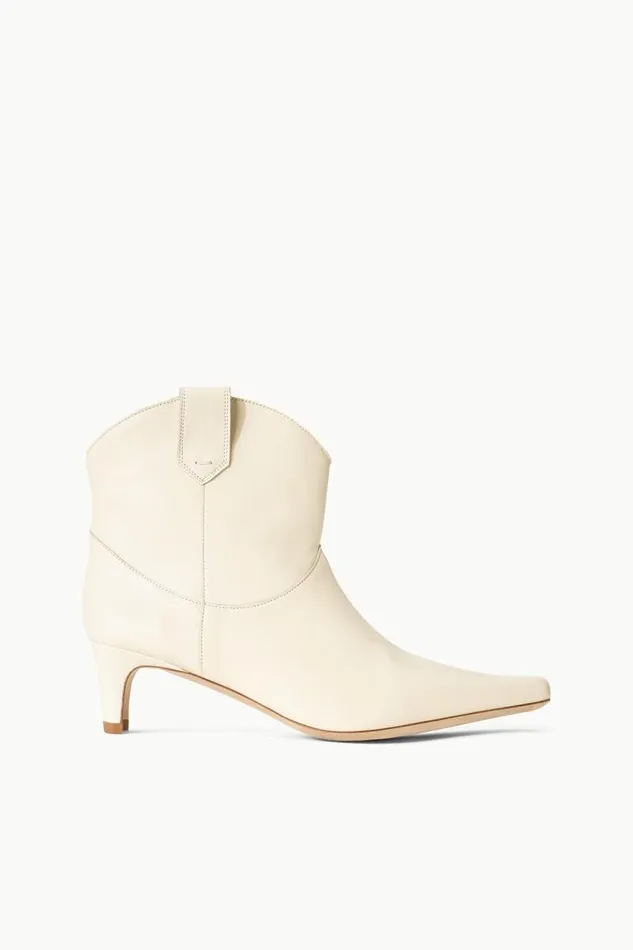 STAUD Boots STAUD WESTERN WALLY ANKLE BOOT CREAM 8211 Women