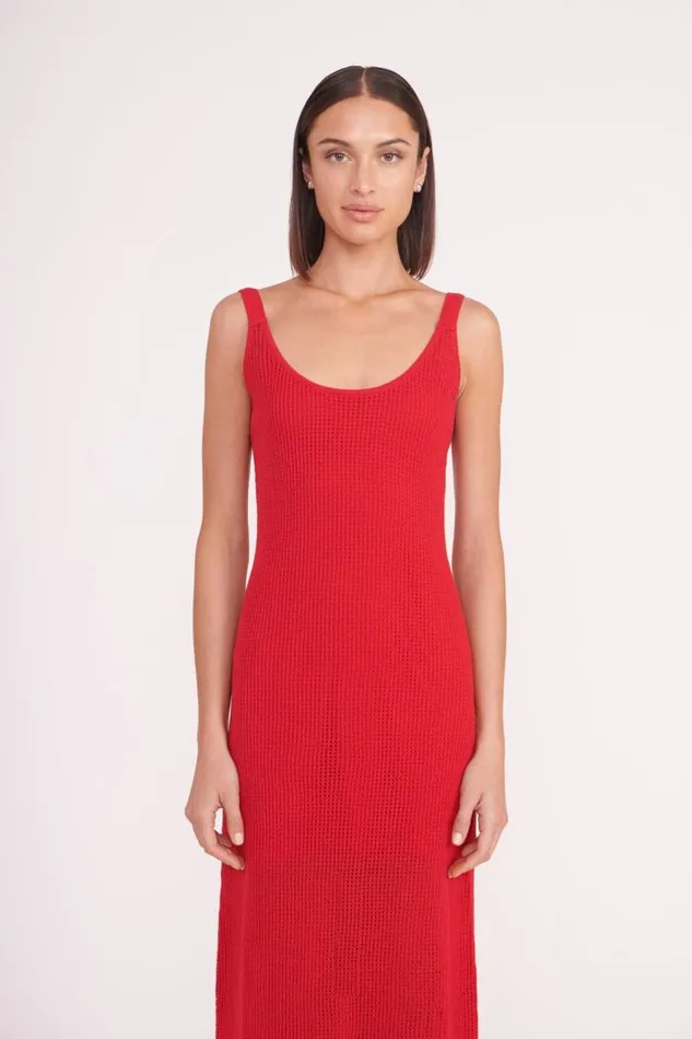 STAUD CoverUps STAUD JESSICA DRESS RUBY 8211 Women STAUD CoverUps STAUD JESSICA DRESS RUBY 8211 Women