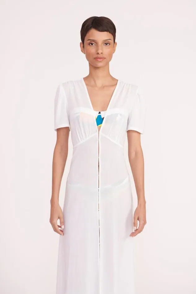 STAUD CoverUps STAUD SONYA COVERUP WHITE 8211 Women STAUD CoverUps STAUD SONYA COVERUP WHITE 8211 Women