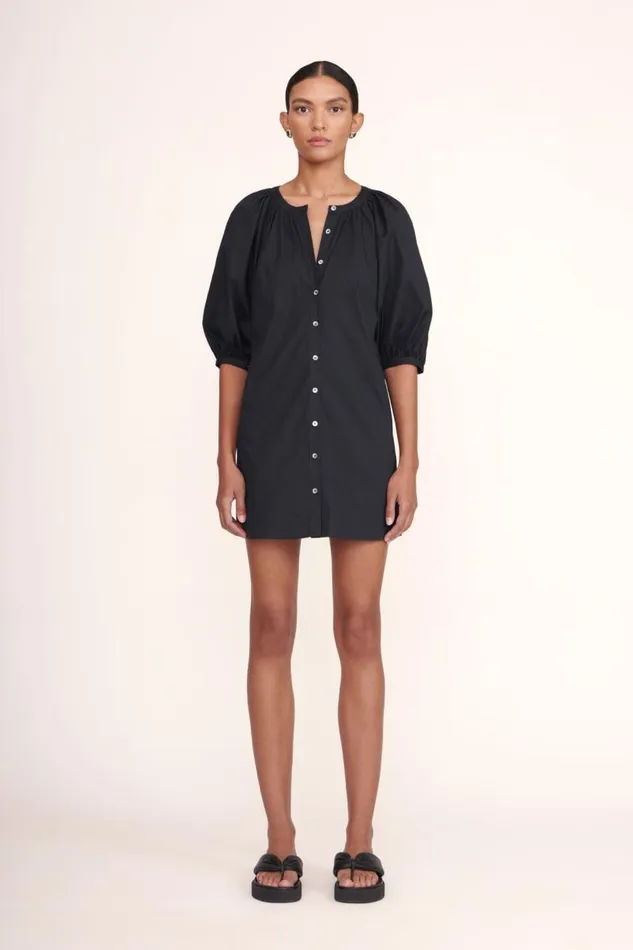 STAUD Dresses MINI VINCENT DRESS BLACK 8211 Women