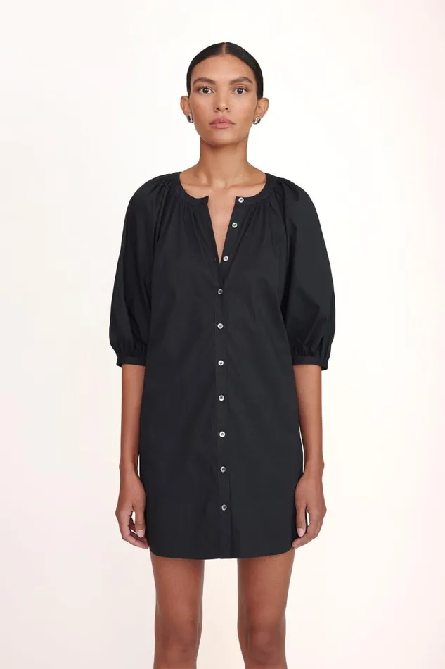STAUD Dresses MINI VINCENT DRESS BLACK 8211 Women STAUD Dresses MINI VINCENT DRESS BLACK 8211 Women