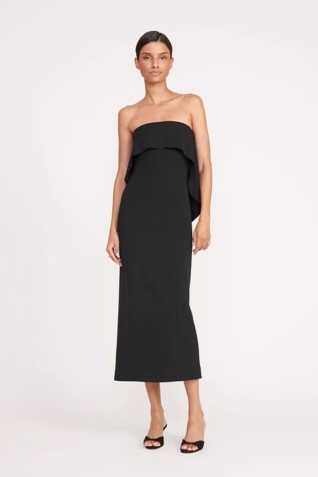 STAUD Dresses STAUD CASEY DRESS SILVER 8211 Women