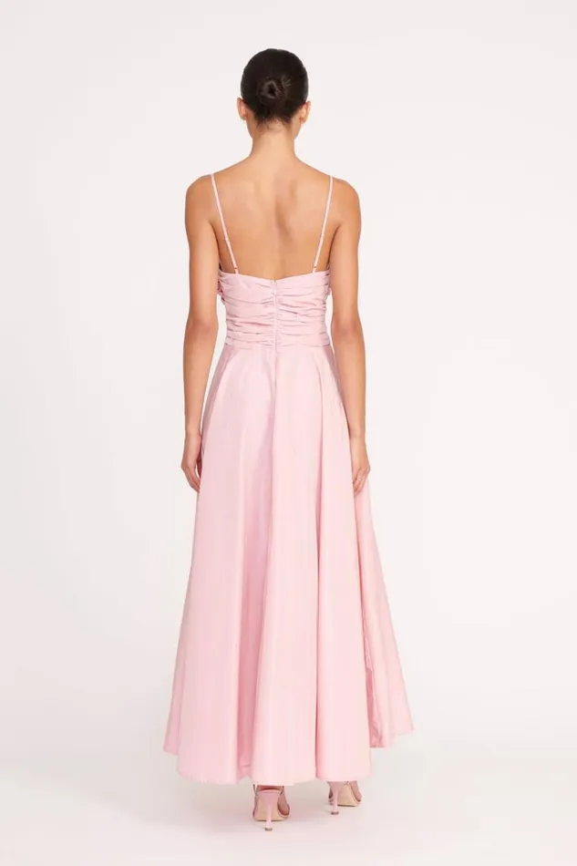 STAUD Dresses STAUD DAYANARA DRESS CHERRY BLOSSOM 8211 Women STAUD Dresses STAUD DAYANARA DRESS CHERRY BLOSSOM 8211 Women