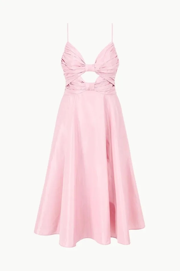STAUD Dresses STAUD DAYANARA DRESS CHERRY BLOSSOM 8211 Women STAUD Dresses STAUD DAYANARA DRESS CHERRY BLOSSOM 8211 Women
