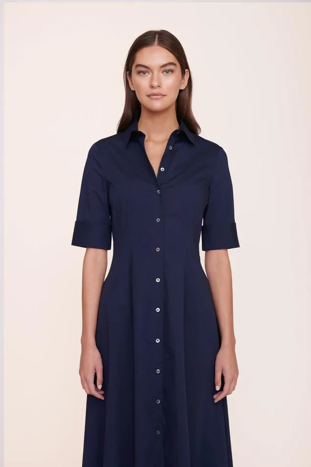 STAUD Dresses STAUD JOAN MAXI DRESS NAVY 8211 Women STAUD Dresses STAUD JOAN MAXI DRESS NAVY 8211 Women