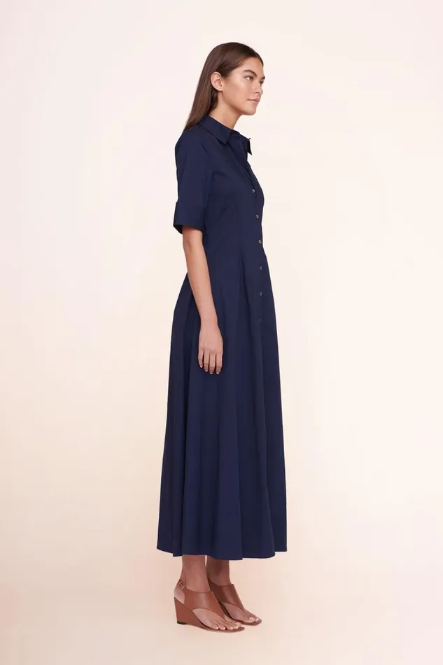 STAUD Dresses STAUD JOAN MAXI DRESS NAVY 8211 Women STAUD Dresses STAUD JOAN MAXI DRESS NAVY 8211 Women
