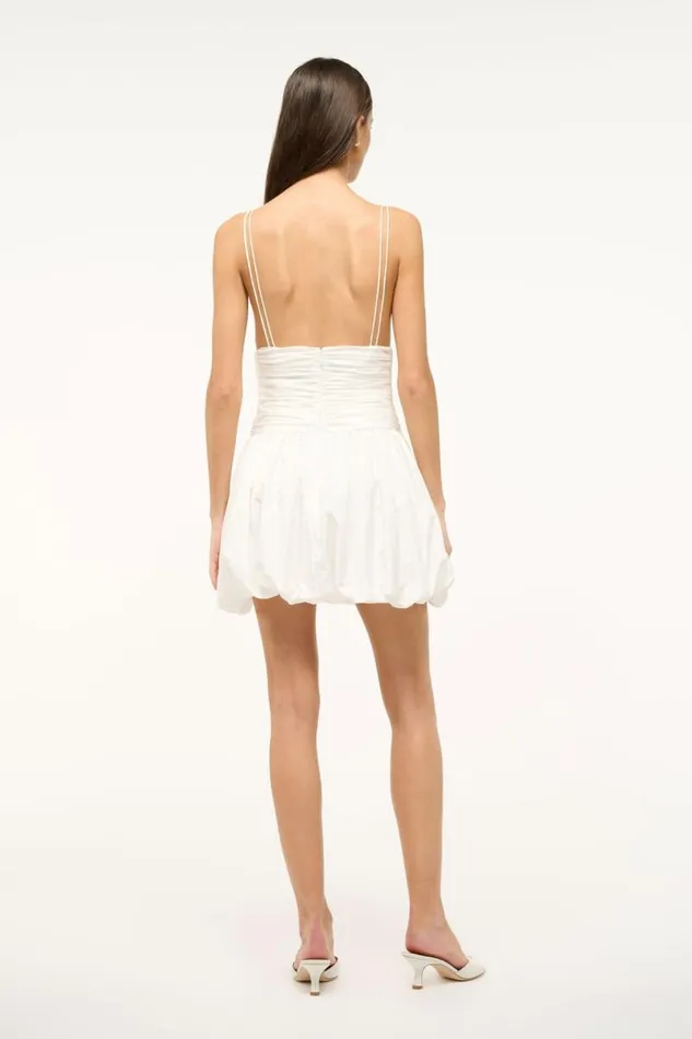 STAUD Dresses STAUD LOREN DRESS WHITE 8211 Women STAUD Dresses STAUD LOREN DRESS WHITE 8211 Women
