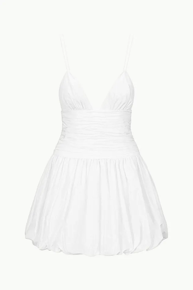 STAUD Dresses STAUD LOREN DRESS WHITE 8211 Women STAUD Dresses STAUD LOREN DRESS WHITE 8211 Women