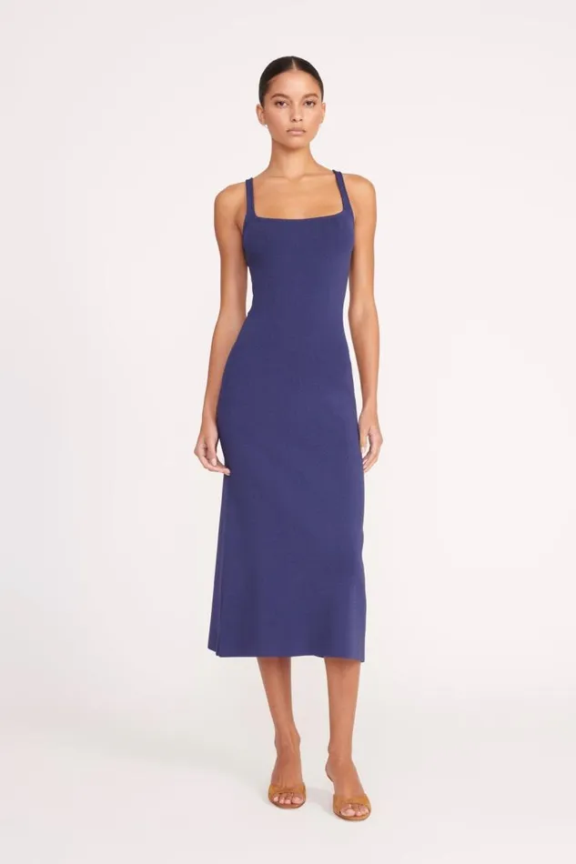 STAUD Dresses STAUD PAITYN DRESS NAVY 8211 Women