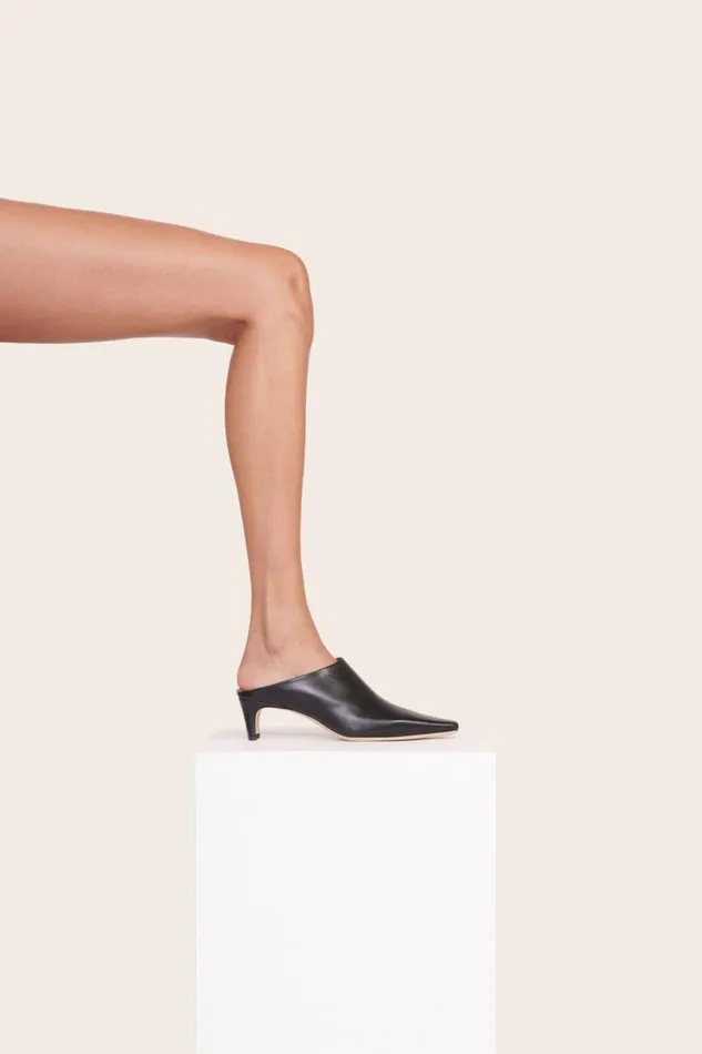 STAUD Mules and Flats STAUD WALLY MULE BLACK 8211 Women STAUD Mules and Flats STAUD WALLY MULE BLACK 8211 Women