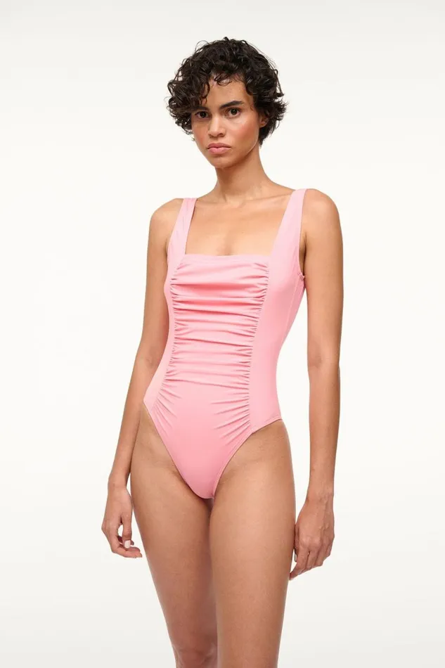 STAUD One Pieces STAUD ALDER ONE PIECE PEARL PINK 8211 Women STAUD One Pieces STAUD ALDER ONE PIECE PEARL PINK 8211 Women