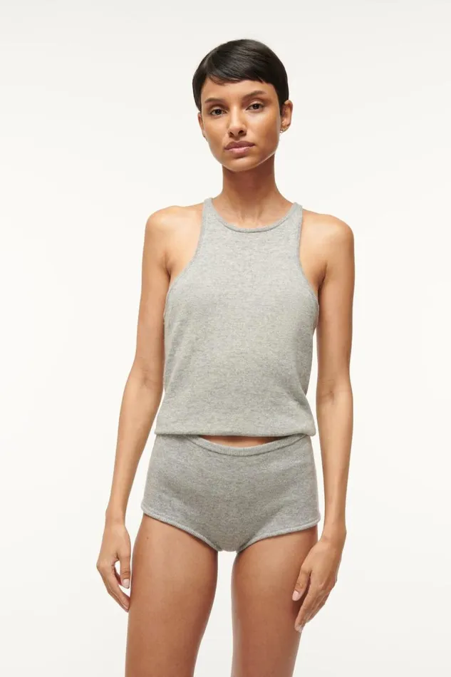 STAUD Pants and Shorts STAUD AURI SHORT HEATHER GREY 8211 Women