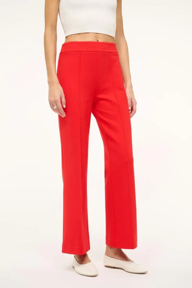 STAUD Pants and Shorts STAUD KNACK PANT RED ROSE 8211 Women STAUD Pants and Shorts STAUD KNACK PANT RED ROSE 8211 Women