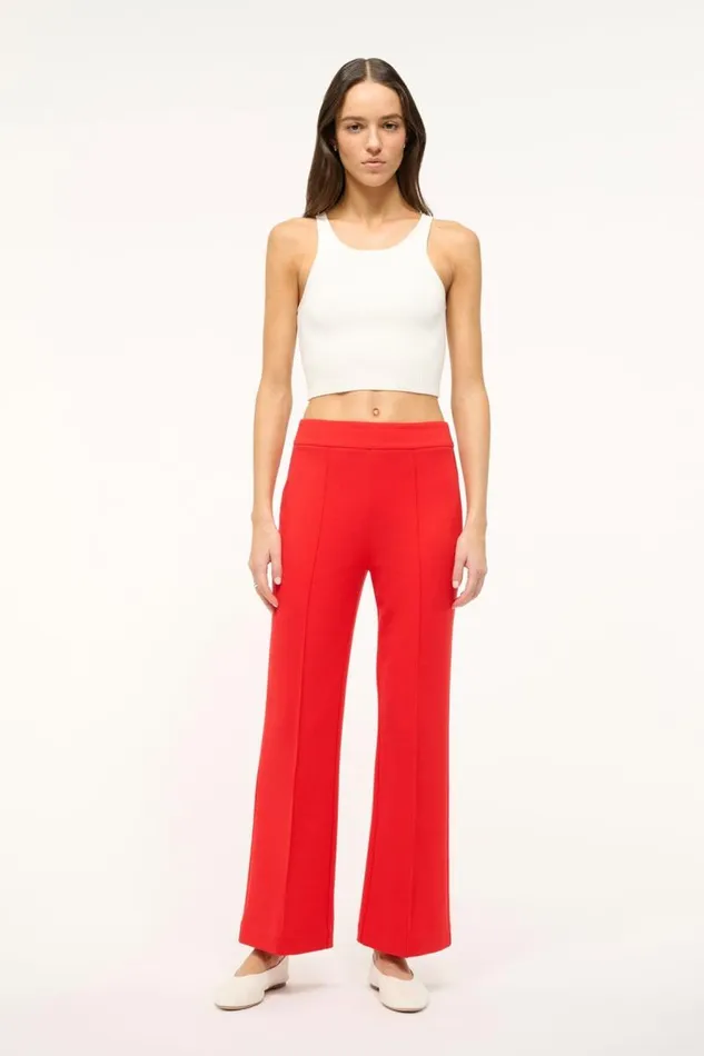STAUD Pants and Shorts STAUD KNACK PANT RED ROSE 8211 Women STAUD Pants and Shorts STAUD KNACK PANT RED ROSE 8211 Women