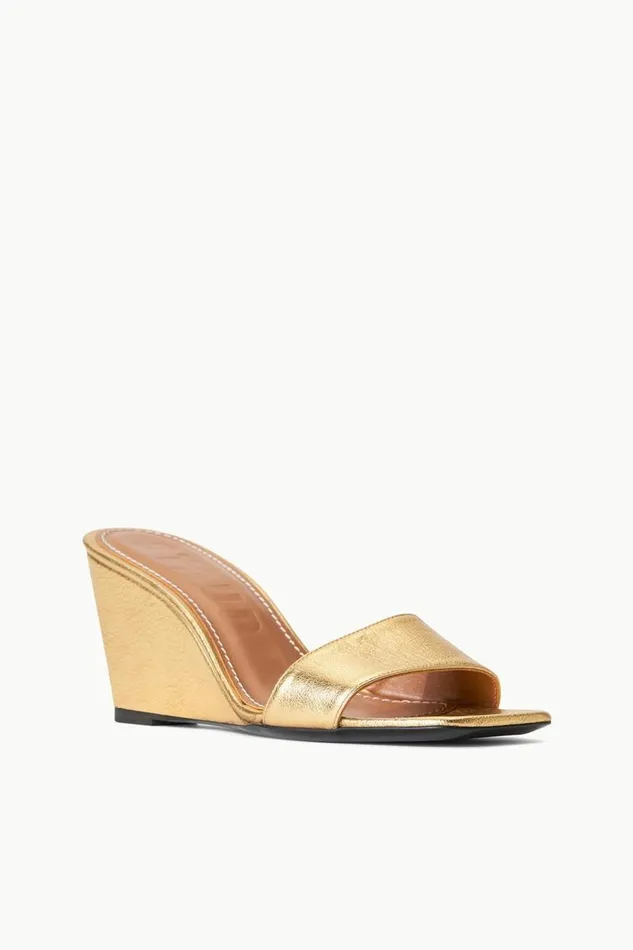 STAUD Platforms and Wedges STAUD BILLIE WEDGE GOLD 8211 Women STAUD Platforms and Wedges STAUD BILLIE WEDGE GOLD 8211 Women