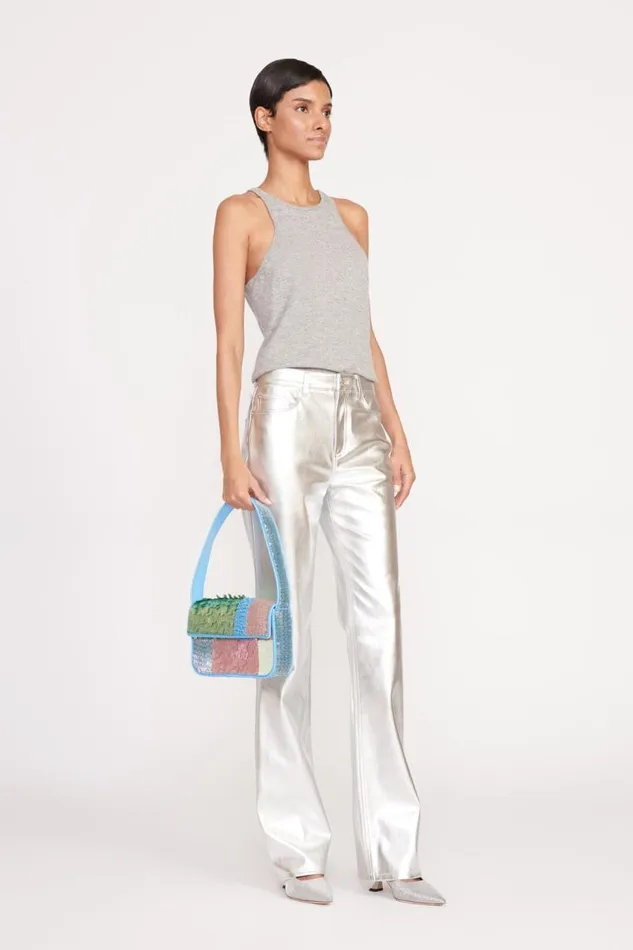 STAUD Shoulder STAUD TOMMY BAG PATCHWORK SHERBET 8211 Women STAUD Shoulder STAUD TOMMY BAG PATCHWORK SHERBET 8211 Women