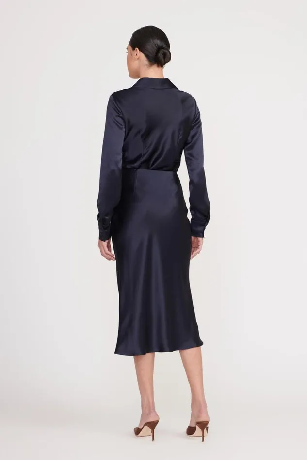 STAUD Skirts STAUD ANGELA SKIRT NAVY 8211 Women STAUD Skirts STAUD ANGELA SKIRT NAVY 8211 Women