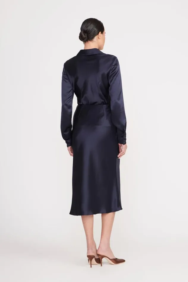 STAUD Skirts STAUD ANGELA SKIRT NAVY 8211 Women STAUD Skirts STAUD ANGELA SKIRT NAVY 8211 Women