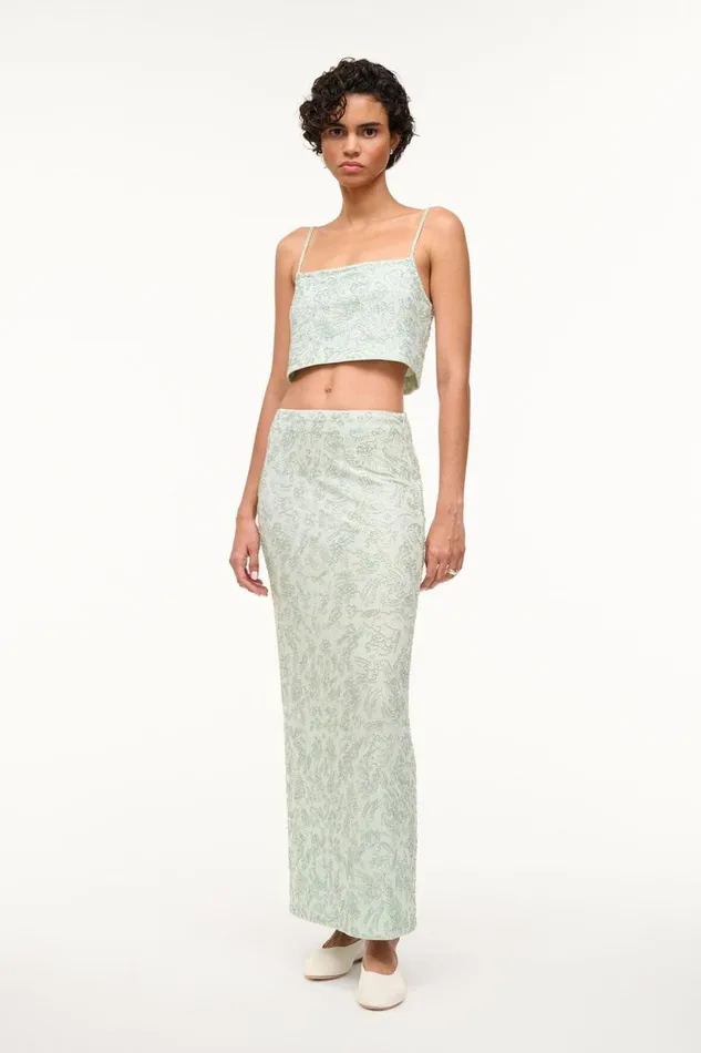 STAUD Skirts STAUD BARLETTA SKIRT CARIBBEAN 8211 Women