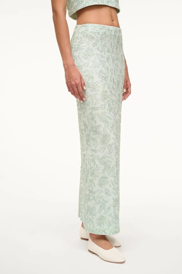 STAUD Skirts STAUD BARLETTA SKIRT CARIBBEAN 8211 Women STAUD Skirts STAUD BARLETTA SKIRT CARIBBEAN 8211 Women