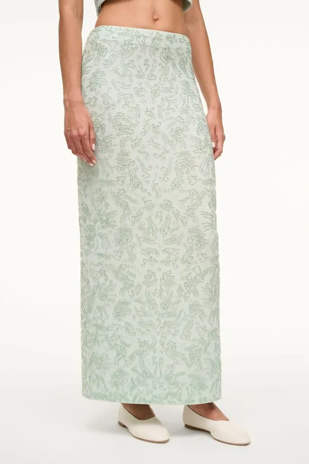 STAUD Skirts STAUD BARLETTA SKIRT CARIBBEAN 8211 Women STAUD Skirts STAUD BARLETTA SKIRT CARIBBEAN 8211 Women