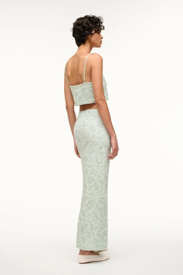 STAUD Skirts STAUD BARLETTA SKIRT CARIBBEAN 8211 Women STAUD Skirts STAUD BARLETTA SKIRT CARIBBEAN 8211 Women