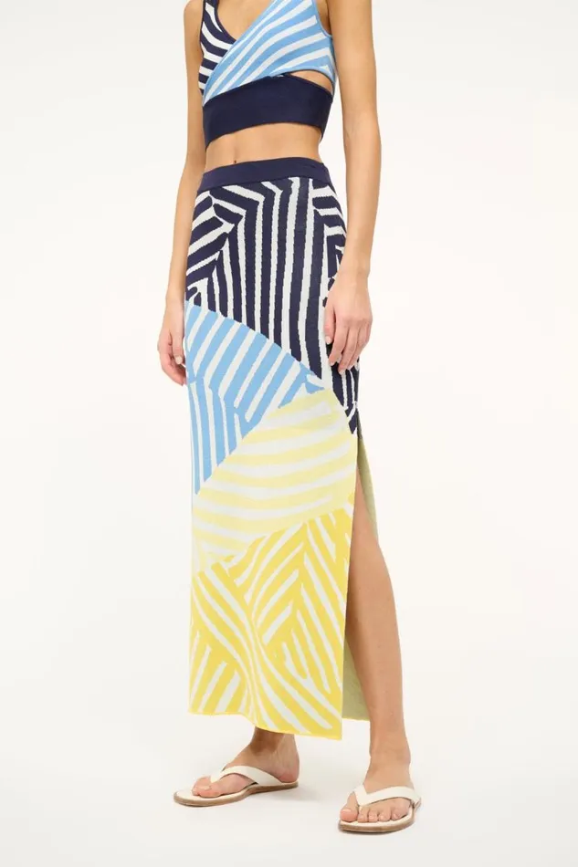 STAUD Skirts STAUD KARINA SKIRT MOSAIC MULTI 8211 Women STAUD Skirts STAUD KARINA SKIRT MOSAIC MULTI 8211 Women