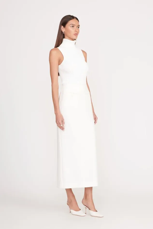 STAUD Tops STAUD CALLUM TOP IVORY 8211 Women STAUD Tops STAUD CALLUM TOP IVORY 8211 Women