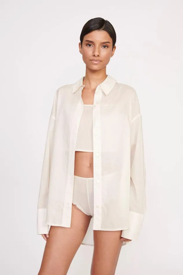 STAUD Tops STAUD CHAMOMILE SHIRT IVORY 8211 Women