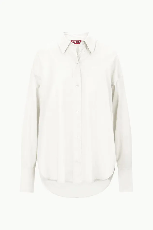 STAUD Tops STAUD CHAMOMILE SHIRT IVORY 8211 Women STAUD Tops STAUD CHAMOMILE SHIRT IVORY 8211 Women
