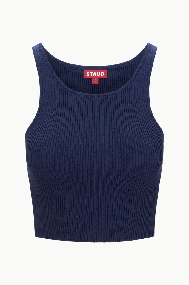 STAUD Tops STAUD IBISCO TANK NAVY 8211 Women STAUD Tops STAUD IBISCO TANK NAVY 8211 Women