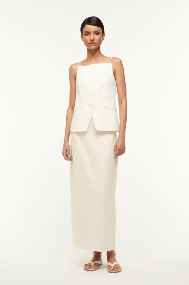 STAUD Tops STAUD UNA TOP ECRU 8211 Women STAUD Tops STAUD UNA TOP ECRU 8211 Women