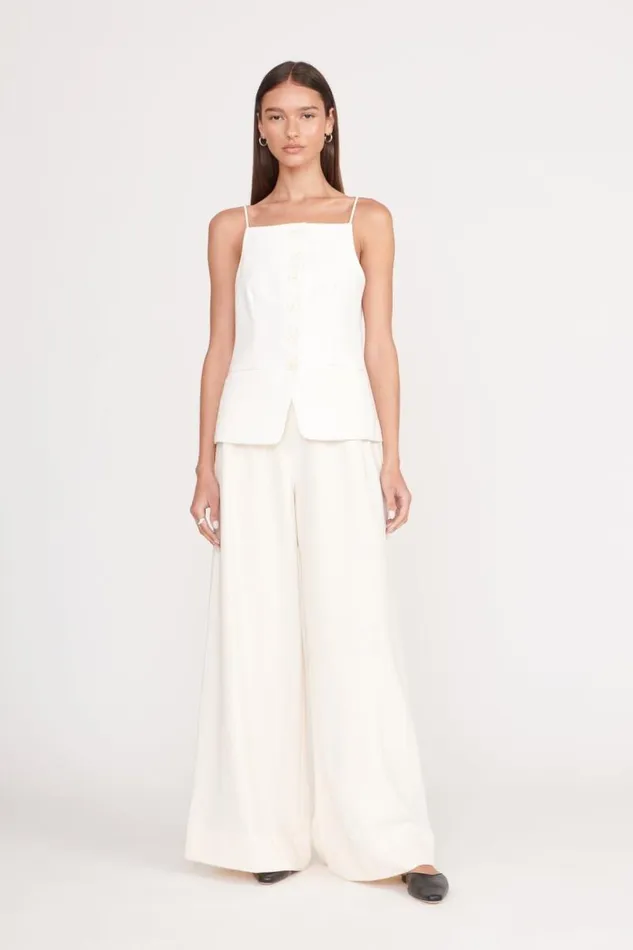 STAUD Tops STAUD UNA TOP ECRU 8211 Women STAUD Tops STAUD UNA TOP ECRU 8211 Women