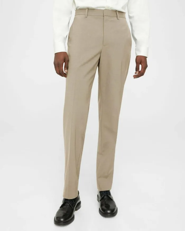 Suits Men Theory Mayer Pant In Stretch Wool Dark Sand Suits Men Theory Mayer Pant In Stretch Wool Dark Sand