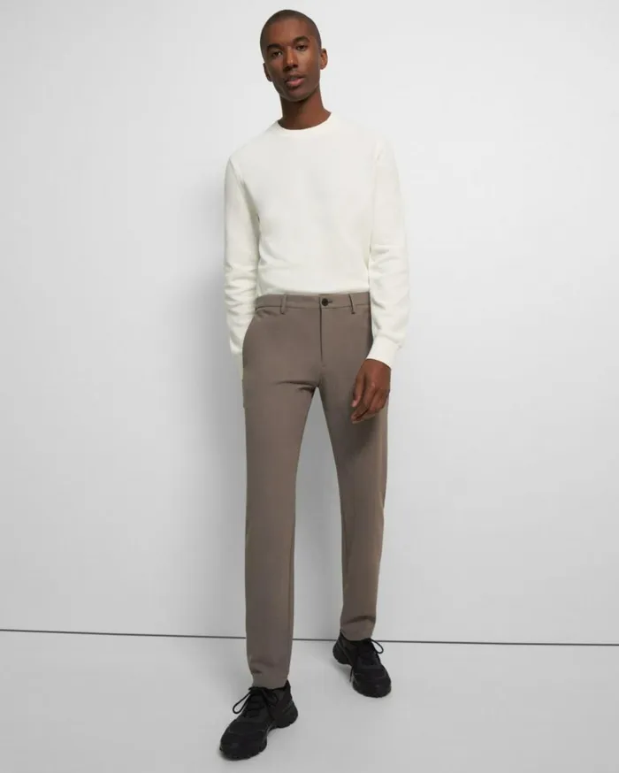 Suits Men Theory Zaine Pant In Precision Ponte Sidewalk