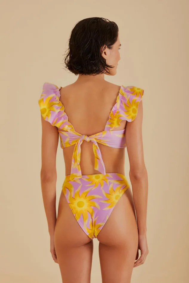 Sunny Side High Waist Bikini Bottom Women FARM Rio Bikinis Sunny Side High Waist Bikini Bottom Women FARM Rio Bikinis