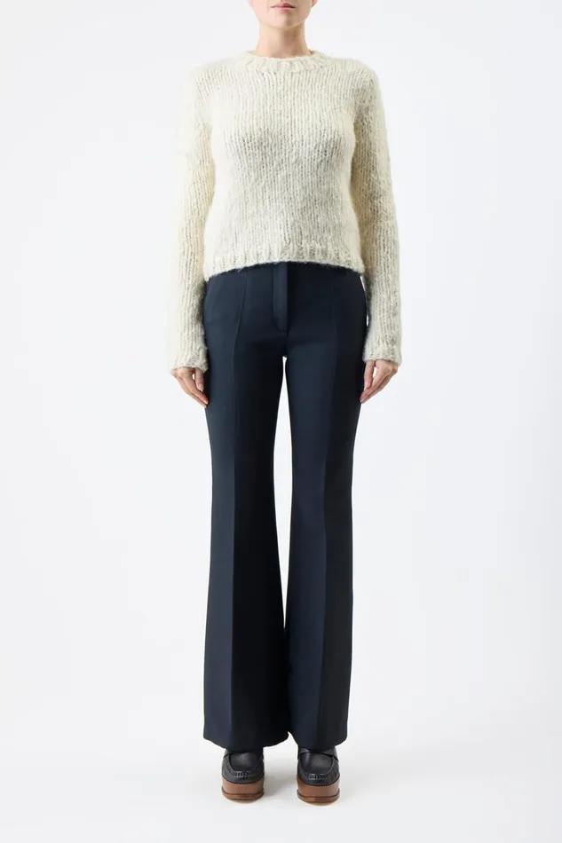 Sweaters and Turtlenecks Women Gabriela Hearst Dalton Knit Sweater In Ivory Welfat Cashmere