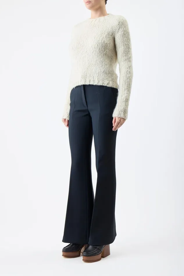 Sweaters and Turtlenecks Women Gabriela Hearst Dalton Knit Sweater In Ivory Welfat Cashmere