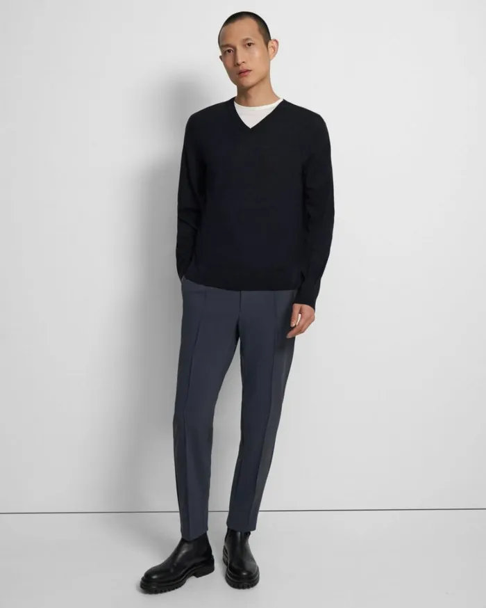 Sweaters Cardigans Men Theory VNeck Sweater In Regal Wool Navy Sweaters Cardigans Men Theory VNeck Sweater In Regal Wool Navy