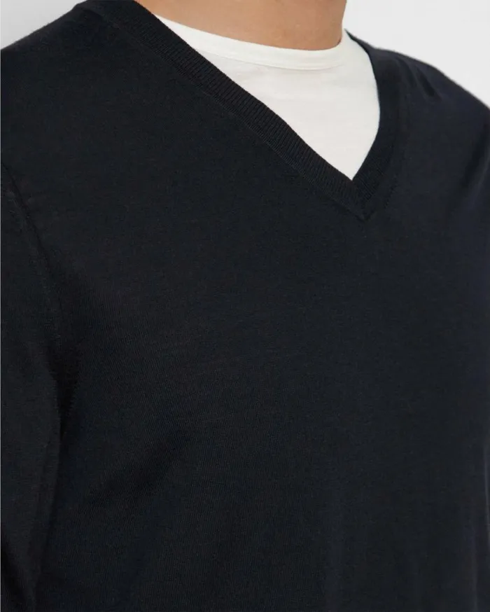Sweaters Cardigans Men Theory VNeck Sweater In Regal Wool Navy Sweaters Cardigans Men Theory VNeck Sweater In Regal Wool Navy