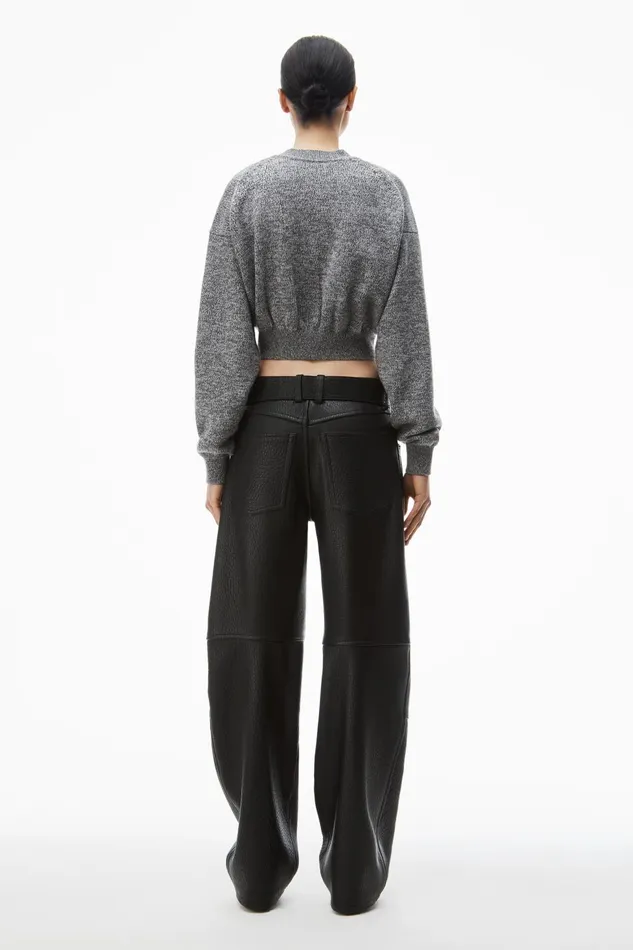 Sweaters Women Alexander Wang Logo Embossed Cardigan