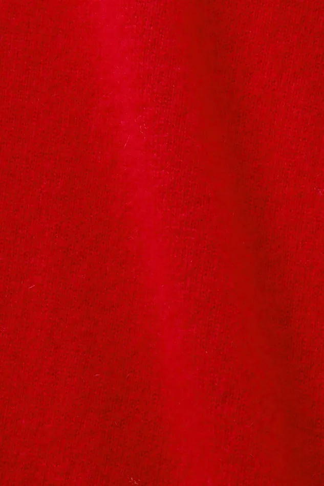 Sweaters Women Esprit Cashmere ShortSleeve Sweater Red
