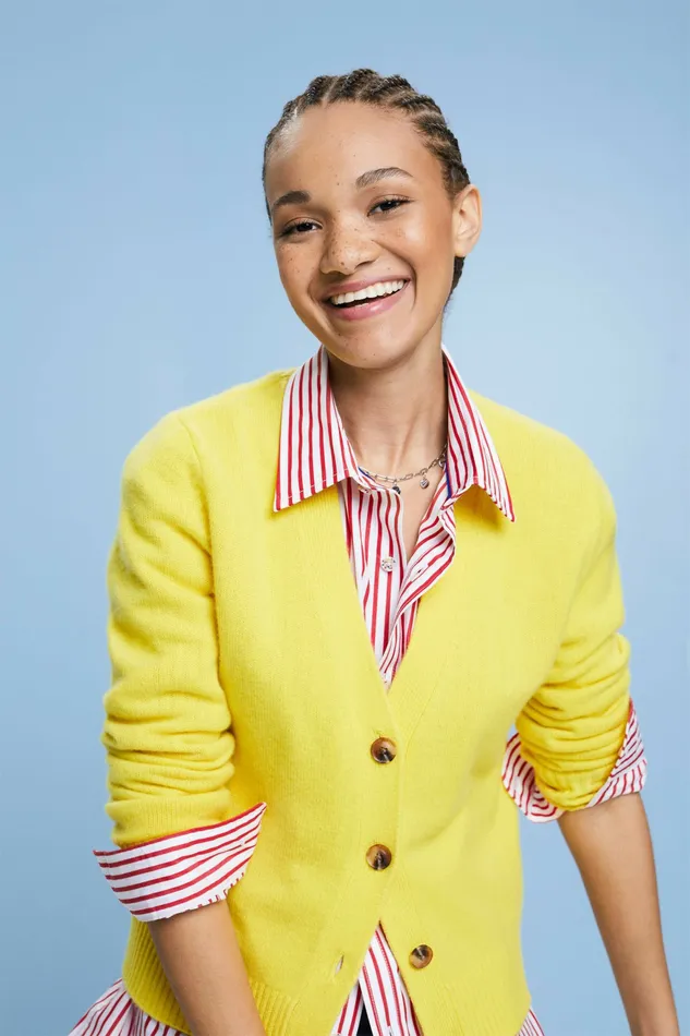 Sweaters Women Esprit Cashmere VNeck Cardigan Yellow