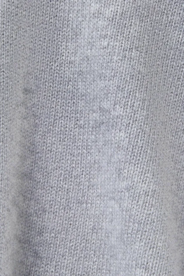 Sweaters Women Esprit Cashmere VNeck Sweater Grey