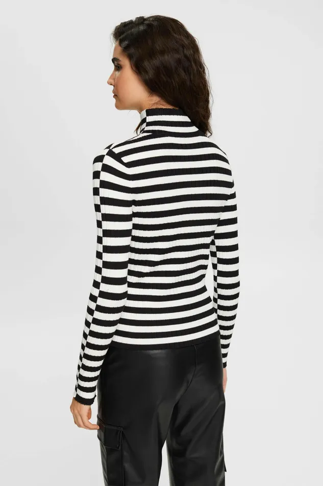 Sweaters Women Esprit StandUp Collar Jumper New Off White