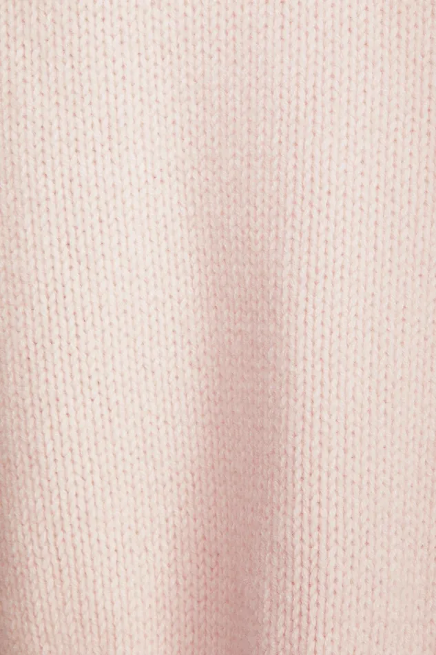 Sweaters Women Esprit Wool Cashmere Logo Sweater Pastel Pink