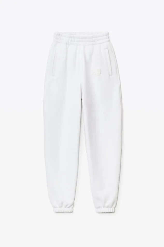 Sweatpants Women Alexander Wang Puff Logo Sweatpant In Structured Terry