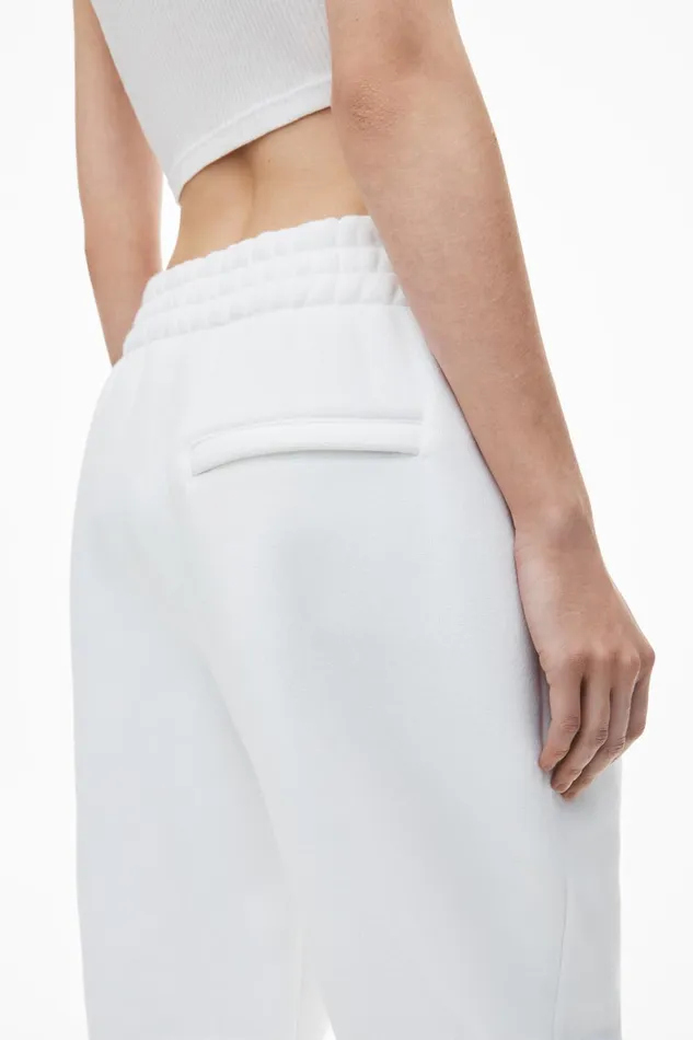Sweatpants Women Alexander Wang Puff Logo Sweatpant In Structured Terry